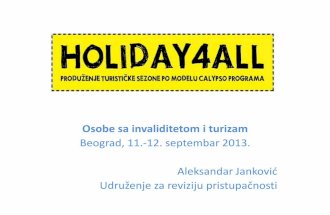 Holiday4All - Aleksandar Janković - prezentacija URP