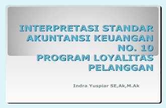 ISAK-10-Program Loyalitas Pelanggan