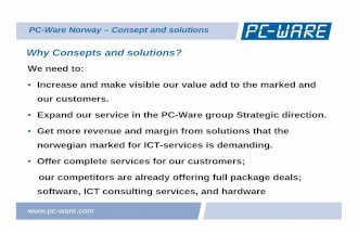 Pc Ware Norway   Consepts And Solutions  2009