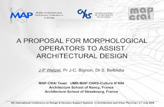 Morphological Software To Aassit Deign I Architectire
