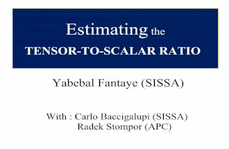 Yabebal Fantaye - Estimating Tensor to Scalar Ratio