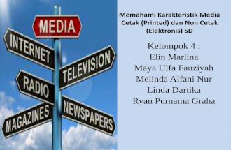 Karakteristik Media Cetak dan Non Cetak untuk SD
