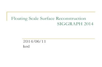 Scale surface reconstruction