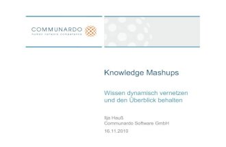 Knowledge Mashups - Wissen dynamisch vernetzen und den Überblick behalten