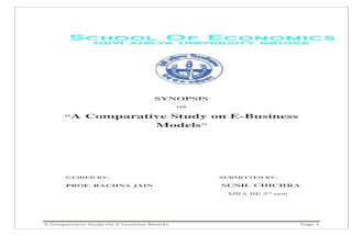 An comparative study on E-business models