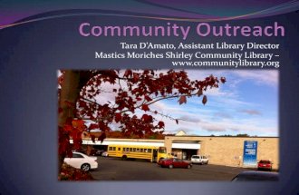 What Makes Community Outreach Tick?