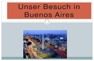 BUENOS AIRES BESUCH