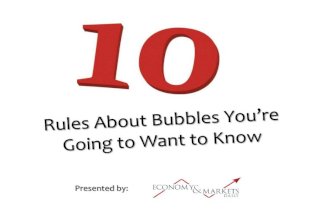 10 Rules About Economic Bubbles You Need to Know