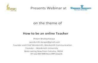 Diversification, additional income, reputation : How can a  freelancer become an online teacher ?