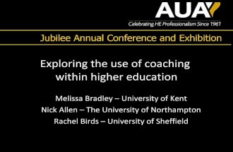 Exploring the use of coaching within higher education