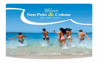 News from the camps San Polo and Colone - catalog 2014