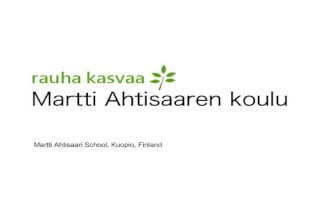 Martti ahtisaari school kuopio finland