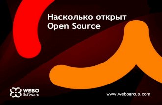 Николай Мациевский   Насколько открыт Open source ADD-2010
