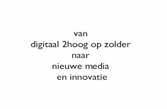 Villa Sofa presentatie VPRO Nieuwe Media & Innovatie