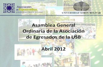 Asamblea General Ordinaria de la AEUSB