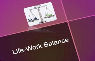 Work-Life-Balance (By Arsalan Memon)