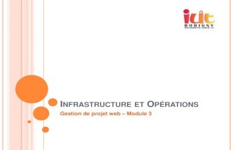 Module 3 IUT Bobigny : Infrastructure et Opérations