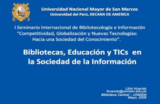 Educacion Bilbioteca y TICS