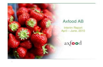 Axfood q2 2010_presentation
