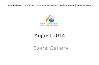 Trip navigator event gallery august 14  slideshare