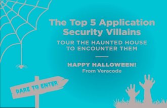 The Top 5 AppSec Villains (Happy Halloween from Veracode!)
