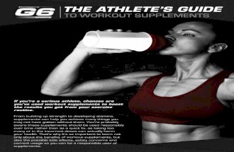 The Athlete’s Guide to Workout Supplements