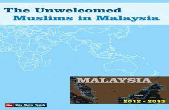 The Unwelcomed Muslims in Malaysia