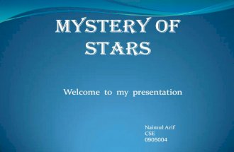 Mystery of stars