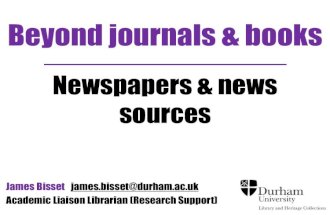 Beyond Journals and Books: Newspapers