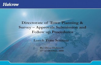 Dtp&s procedures guidelines seminar 13 10-08