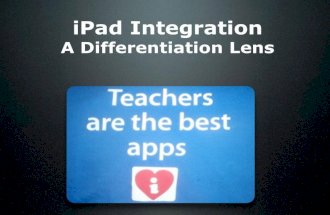 iPad integration through a differentiation lens