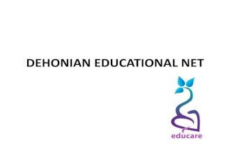 Dehonian educational net final proposal