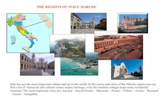 The regions of italy marche