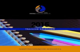 Ritetrac consulting training calender 2015