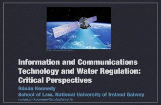 Information and Communications Technology in Water Regulation