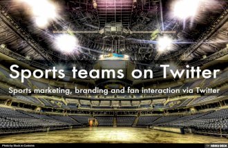Sports team and fan interaction on social media