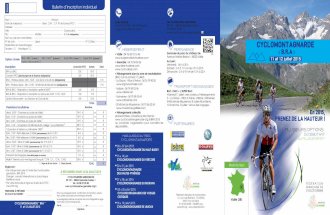 FLYER du Brevet de Randonneur des Alpes 2015 (BRA)