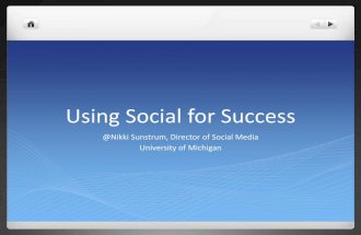 2 24-14 Using Social for Success
