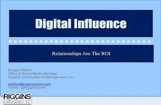 Relationships are the ROI