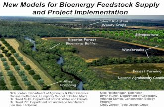 New Models for Bioenergy Feedstock Supply and Project Implementation