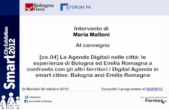 Maria Maltoni a SCE 2012
