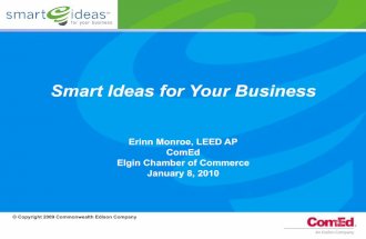 Elgin Area Chamber and ComEd Smart Ideas for Elgin Business