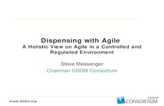 Steve Messenger, Chairman, DSDM Consortium