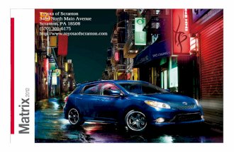 2012 Toyota Matrix for Sale PA | Toyota Dealer serving Wilkes Barre