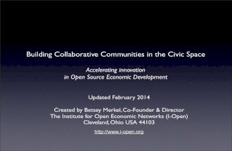 Building Collaborative Community in the Civic Space 2014