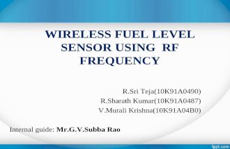 Wireless fuel level sensor using rfid