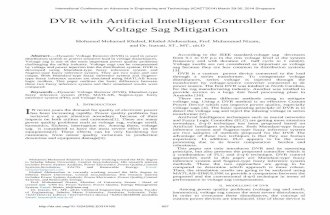 DVR with Artificial Intelligent Controller for Voltage Sag Mitigation