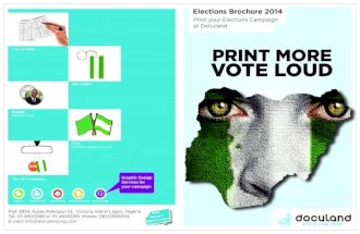 Elections brochure 2014