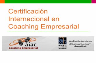 Certificacion Coaching