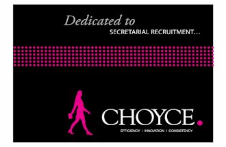 CHOYCE Secretarial Recruitment Agency Hong Kong